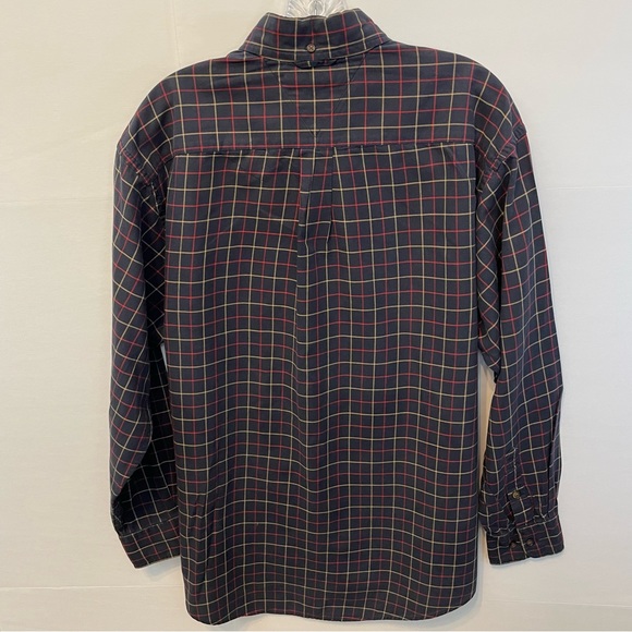 Vintage Tommy Hilfiger Men’s Long Sleeve Button Down Blue & Red Check Shirt Sz M - Picture 2 of 5